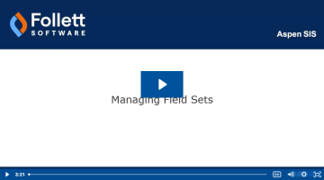 Managing Field Sets